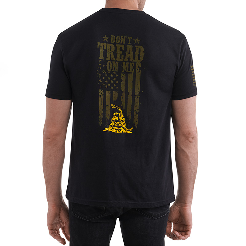 Uscca Men S Don T Tread On Me Snake T Shirt Uscca Store